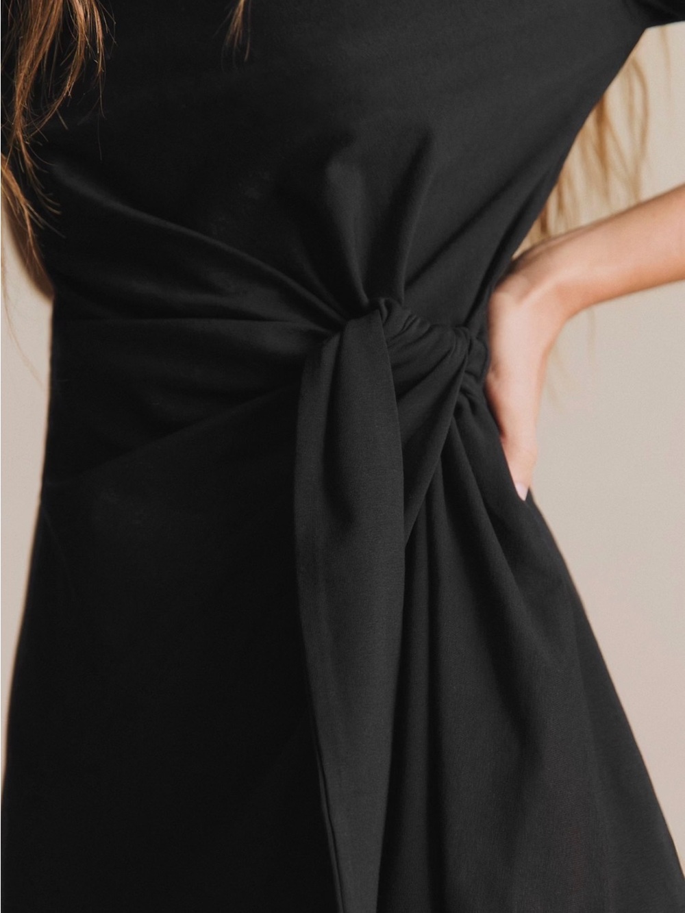 EUC Sézane Pippa Short Cotton Dress in Black size XL - Picture 2 of 2